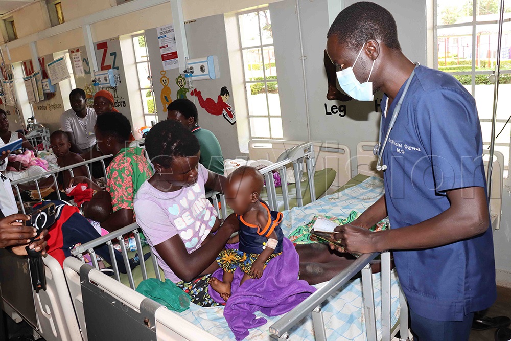 Dr Daniel Ogwal, a medical officer at Lira Regional Referral Hospital. (Credit: Hudson Apunyo)