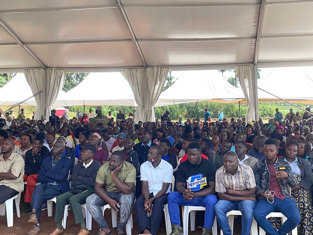 The public attending the open court trial.