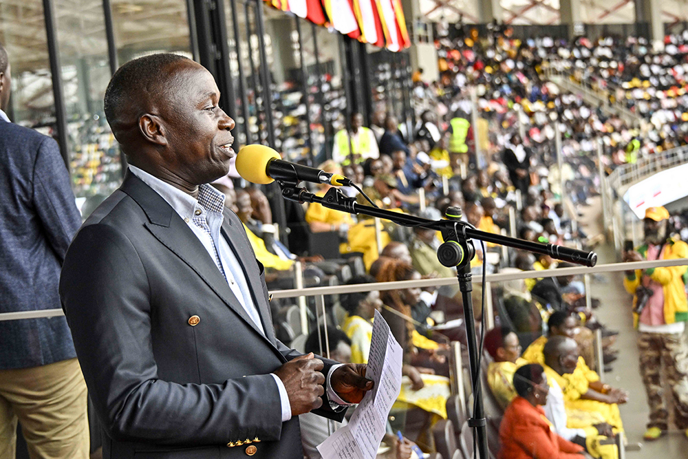 State Minister for Sports, Hon. Peter Ogwang. (AFP)