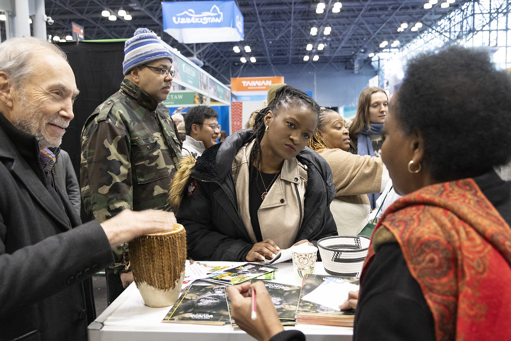 Uganda’s vibrant stand brought to life the brand promise of the “Pearl of Africa” through highly interactive experiences. (Courtesy photo)