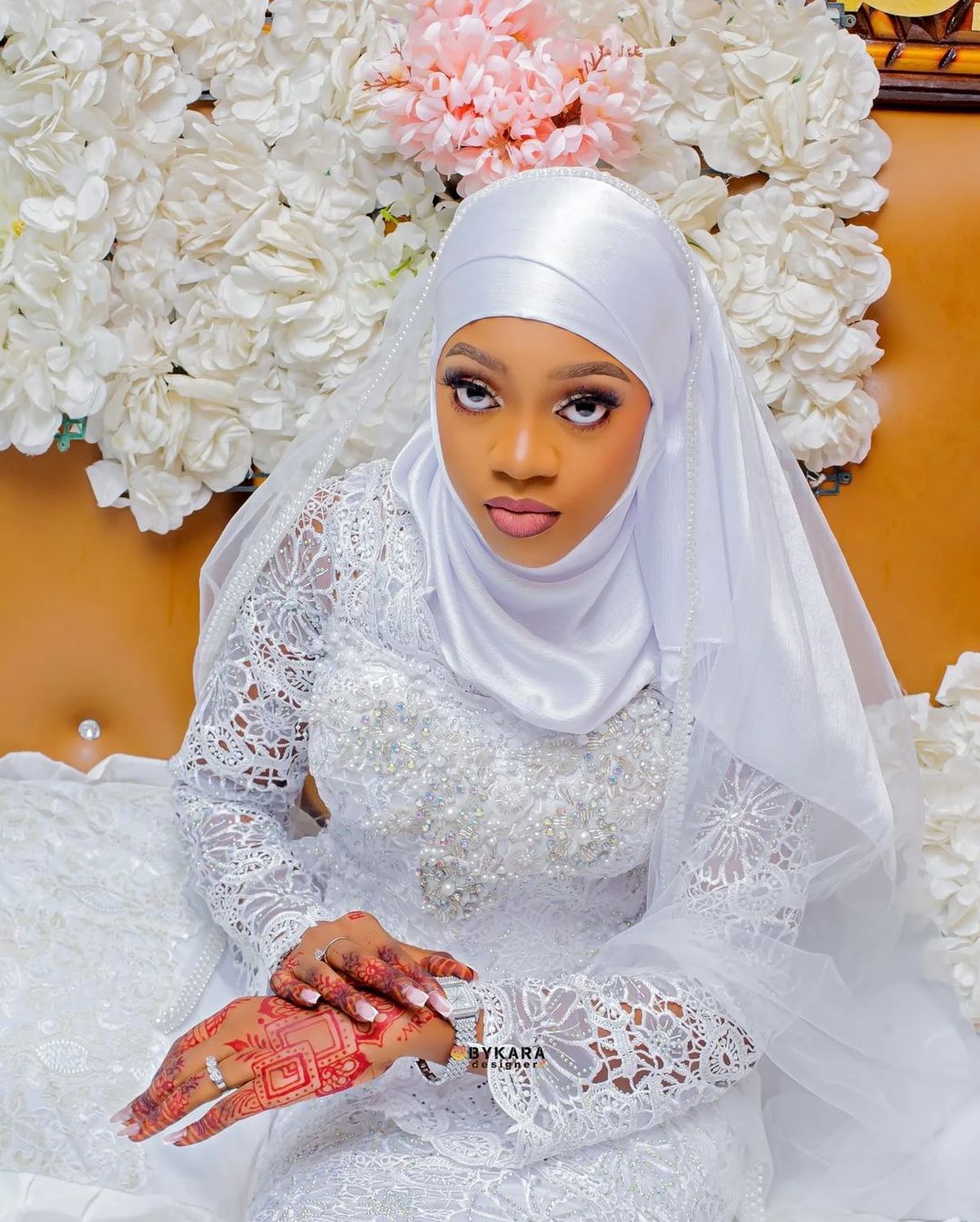 The elegant Muslim bride