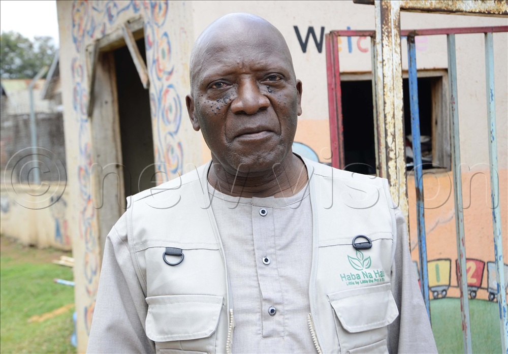 Mutebi Bogere, the Growth Networks Uganda executive director during an interview about the distribution of food at St James Bbina Catholic Parish in Mutungo on 28th October 2025.