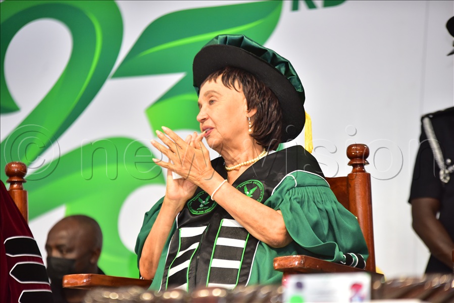 Prof. Maggie Kigozi, who was the chief guest at the ceremony, urged graduands to embrace AI and not only understand its potential, but also incorporate it into their professional disciplines to remain relevant and competitive in today&rsquo;s job market, both locally and globally.