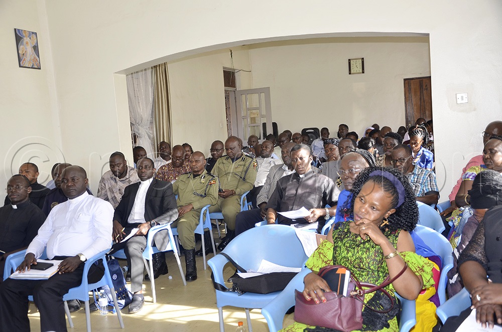   Some of the committee members in the National steering organising committee at Catholic Secretariat Nsambya on Thursday April 10, 2026. (Photo by Juliet Anna Lukwago)