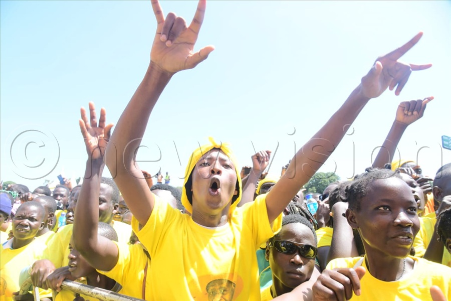 Kumi, shimmering in yellow, once again reaffirmed its loyalty to the NRM cause. (All Photos by Eddie Ssejjoba)