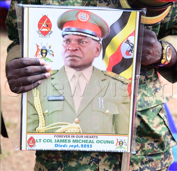 Portrait of the the Lt Col (Rtd) James Michael Ochung. (All Photos by Godfrey Ojore)