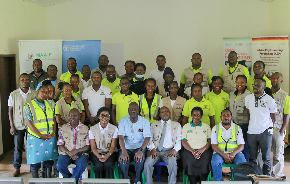 The training, which began on October 6 and concluded on October 11, 2025, was conducted at the National Agricultural Research Laboratories in Kawanda, attracting over 50 agricultural inspectors.