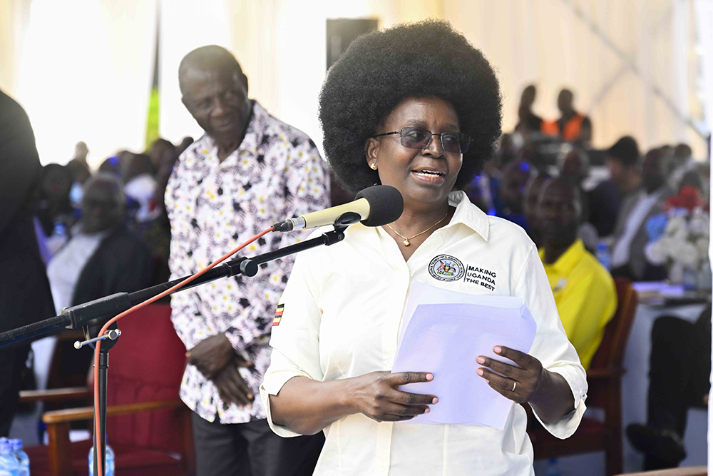 The Minister for Science, Technology and Innovation, Dr Monica Musenero.