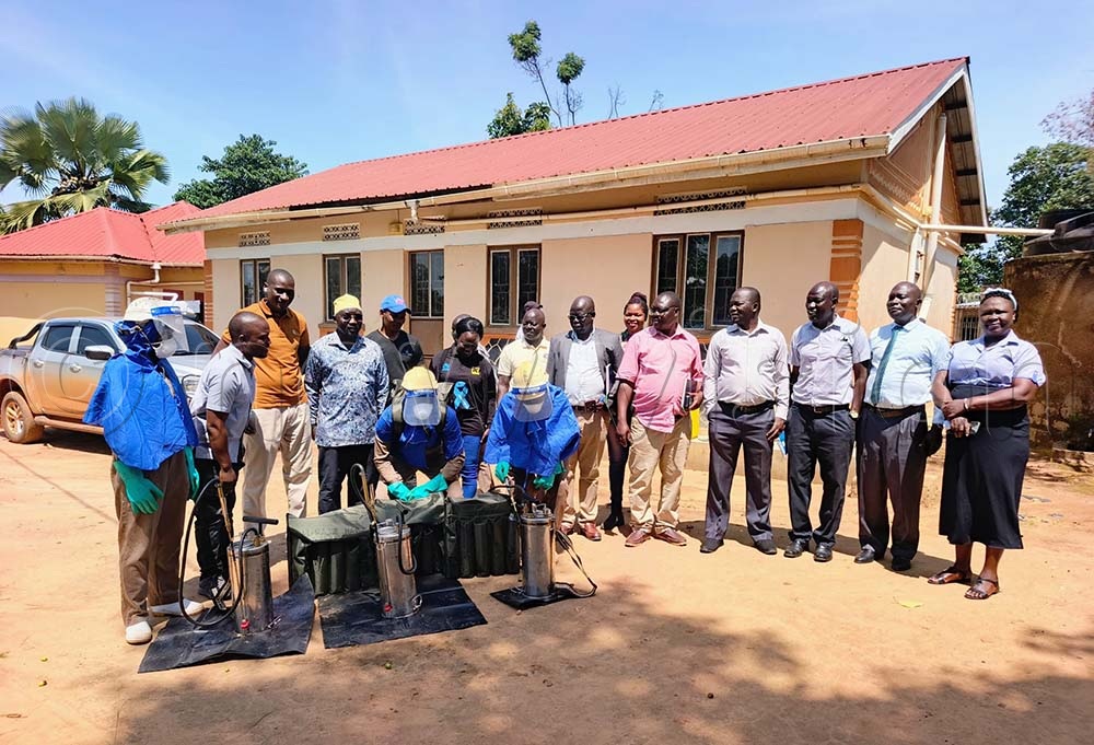 The IRS taskforce team at the home of the Yumbe RDC Yumbe during the official launch of the program on Thursday (September 25, 2025). (Credit: Adam Gule)