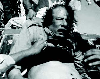 Engeri Gaddafi gye yattibwa mu bukambwe mu 2011.