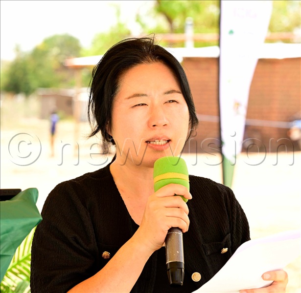 The KOICA country director, Ahn Jihee, said that they would remain committed to maintaining their partnership and continued engagements in the West Nile region which has hosted large numbers of refugees. (All Photos by Eddie Ssejjoba)
