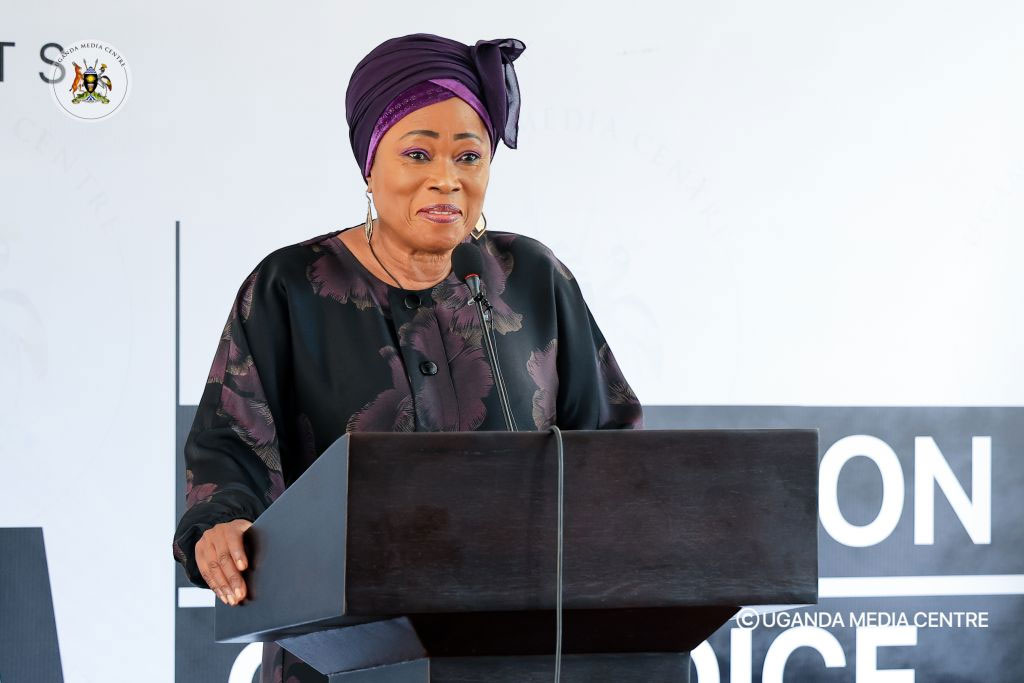 Legendary singer Hajat Halima Namakula is one of the project's celebrity brand ambassadors. (Credit: Uganda Media Centre)