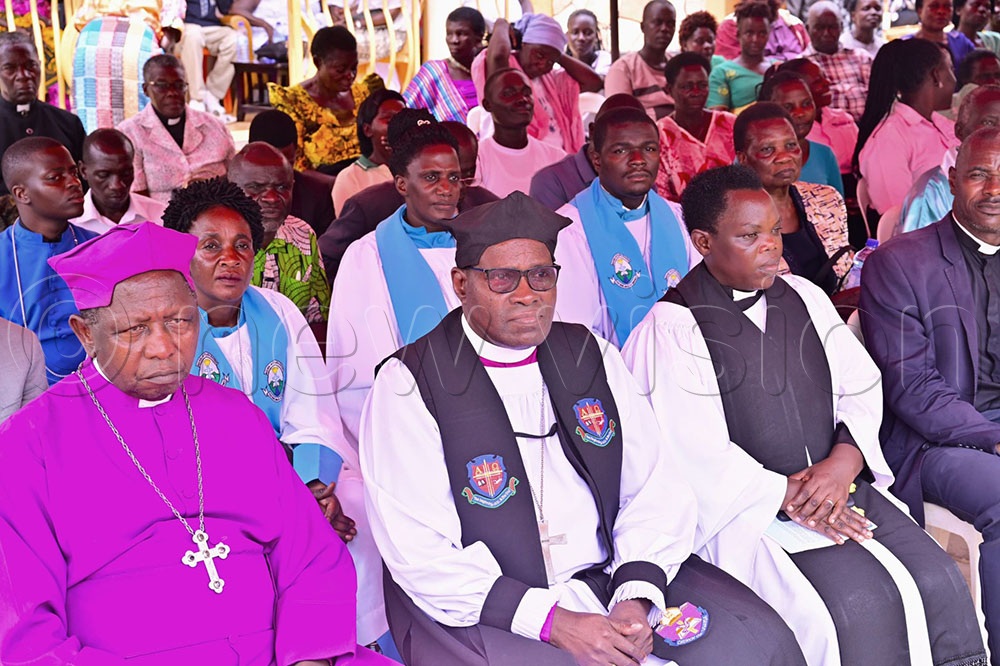 e burial was attended by legislators, religious leaders, including Church of Uganda Archbishop Emeritus Stanley Ntagali and public service state minister Mary Mugasa, among other dignitaries.