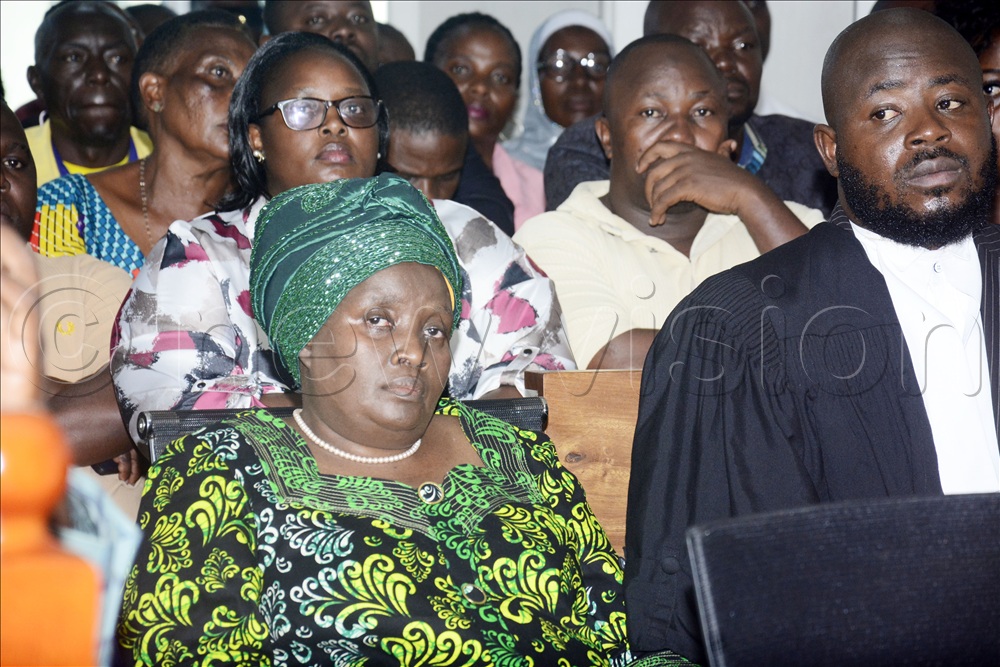 Mdiina Nsereko during a court session. 