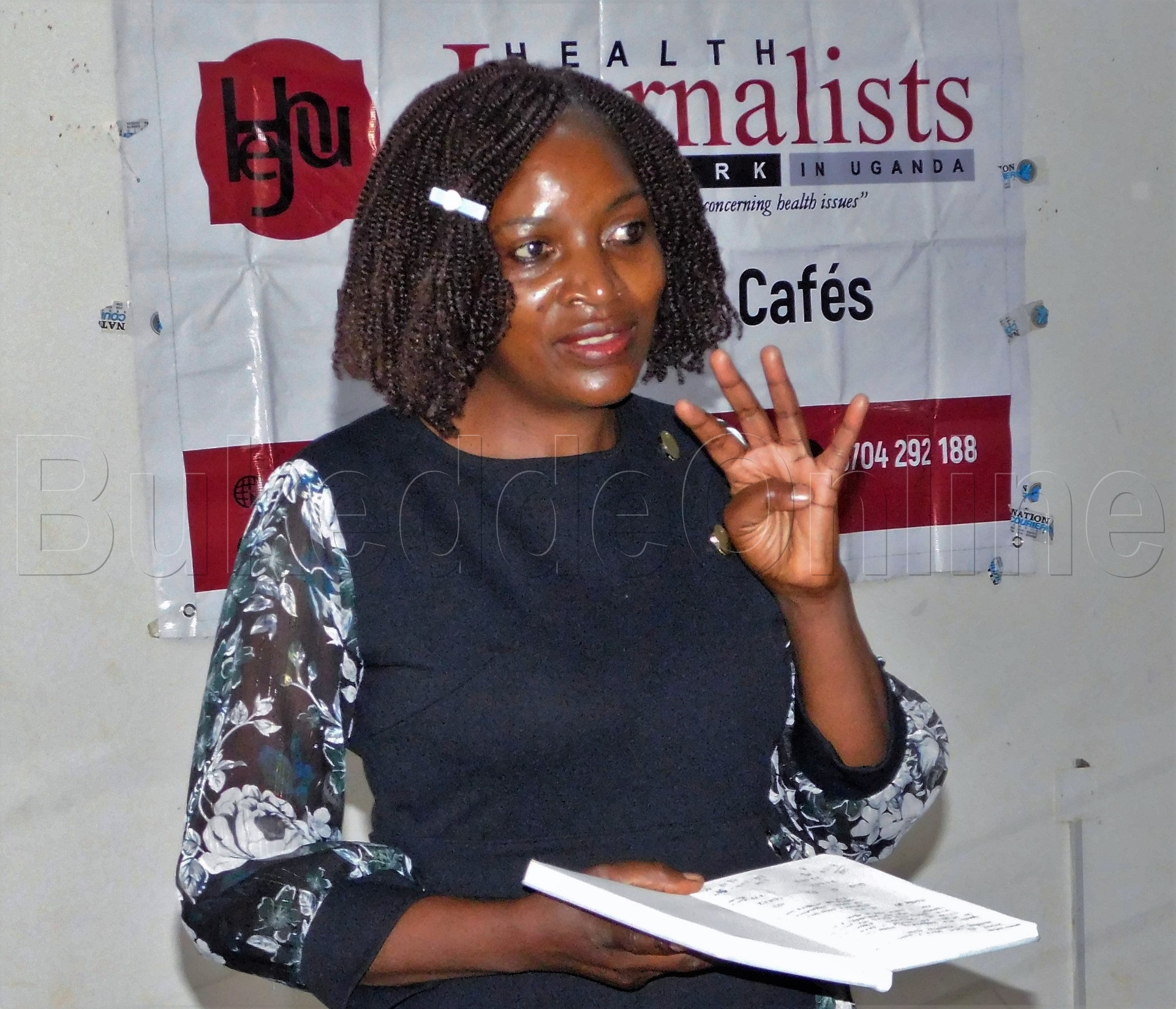 Dr Nakiyimba akulira eby'obulamu e Masaka ng'annyonnyola 