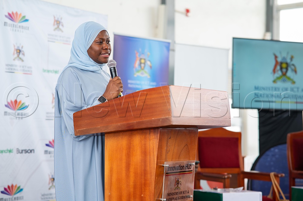 Dr Aminah Zawedde, the Permanent Secretary at the ICT Ministry. (Photo by Sarah Nabakooba)