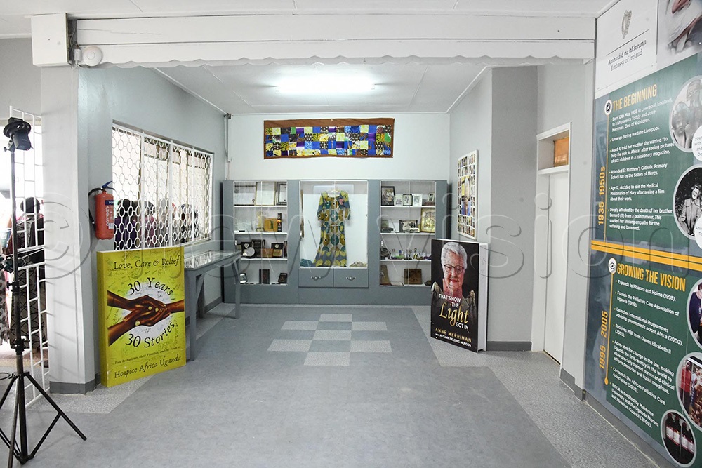 Inside the memorial room. (Photo by Mpalanyi Ssentongo)