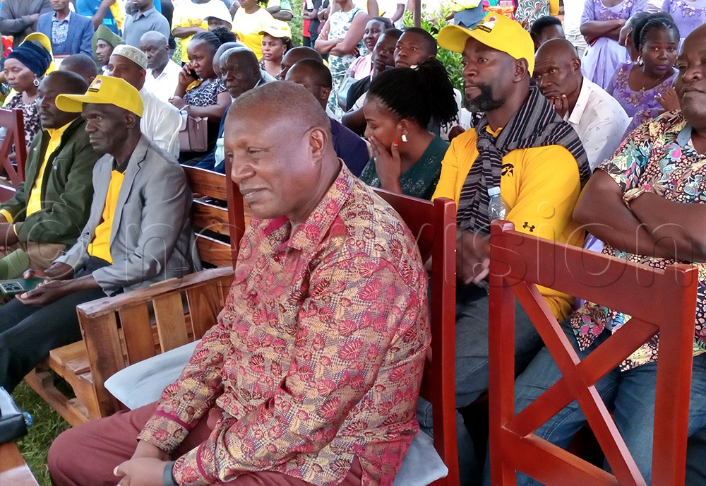 Chief Political Commissar of Uganda People&rsquo;s Defence Forces (UPDF) Maj. Gen. Henry Masiko during the thnksgiving prayers at his residence in Mukono. (Photo by Eric Yiga)