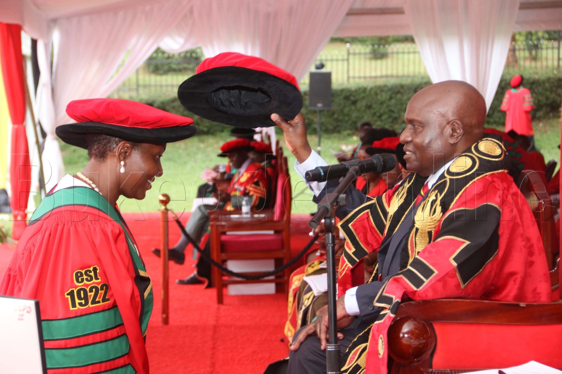 Cancala University Dr Kiyonga ng'oli ku mukolo gw'amatikkira