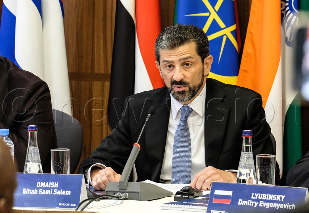 Omaish Eihab Sami Salem, Deputy Head of the UN Office of Counter terrorism speaking during the BRICS+ Counter-terrorism conference in Moscow, on December 3, 2025. (Credit: Hajarah Nalwadda)