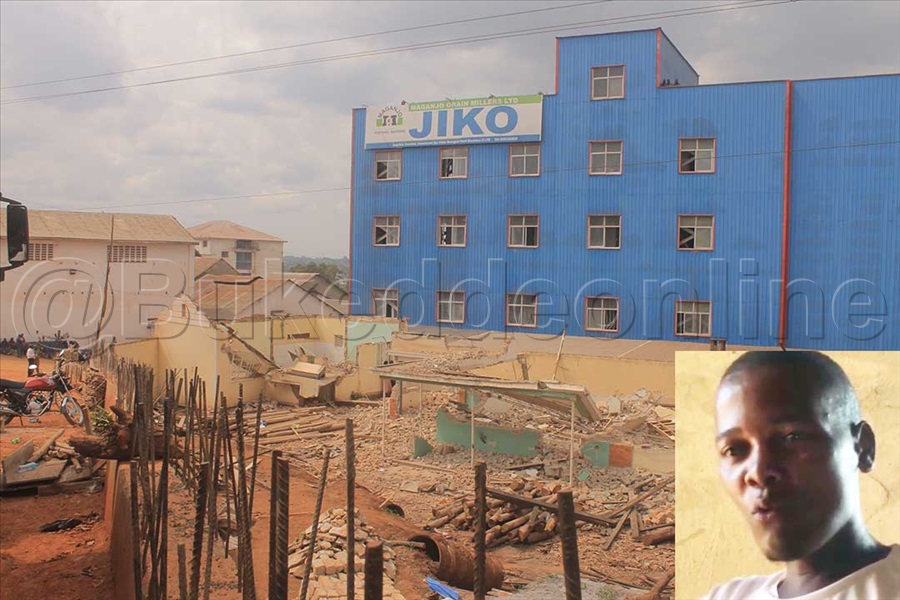 Ekizimbe ekibadde kimenyebwa kigwiiridde omukozi wa kkampuni ya Maganjo