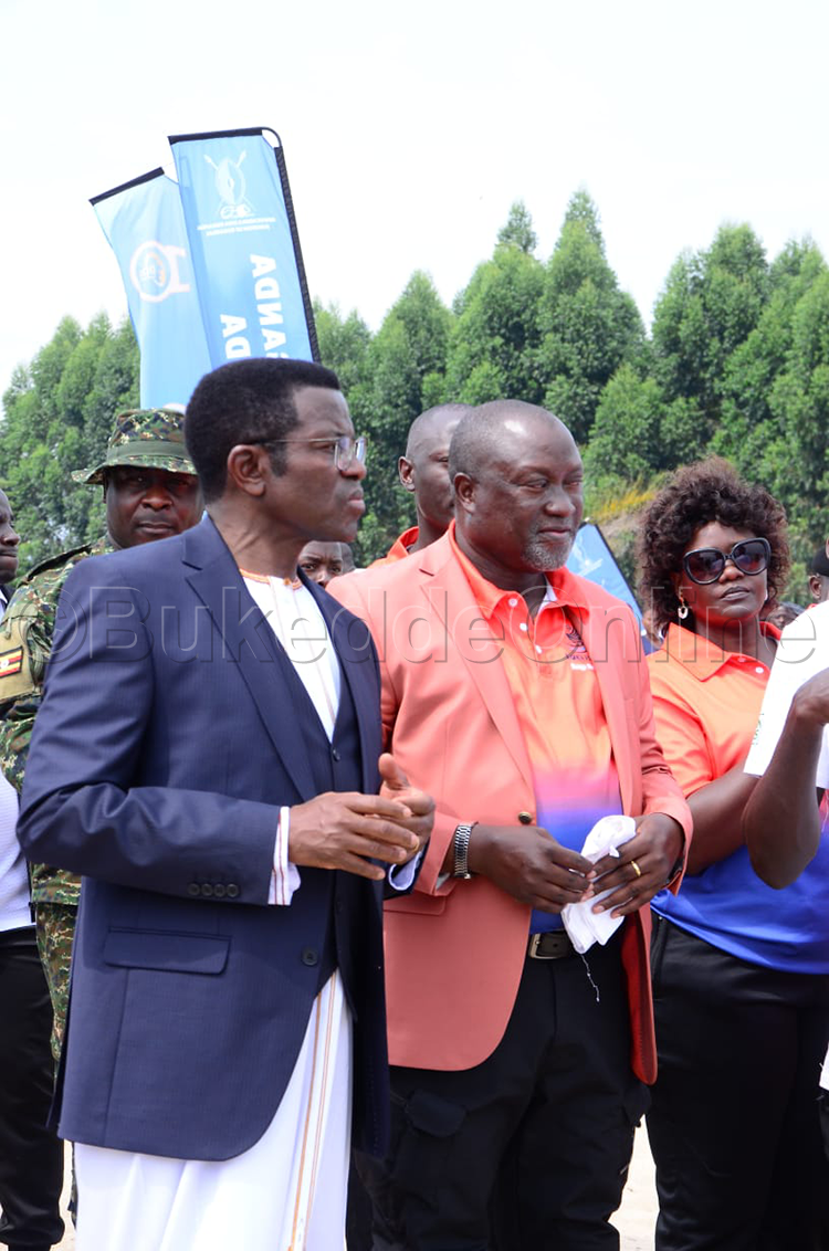 Katikkiro Charles Peter Mayiga ne Eng. Ben Misagga