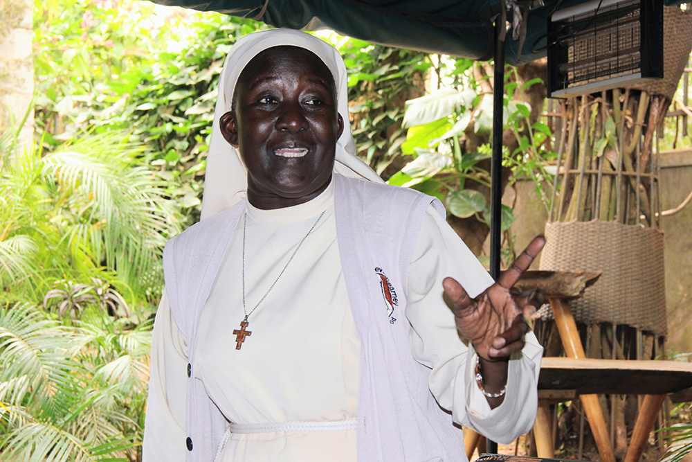 Sr Mary Grace Akiror, the deputy head of the RDC Secretariat and leader of the delegation to India, welcomed the RDCs back to Uganda. (Courtesy photo)