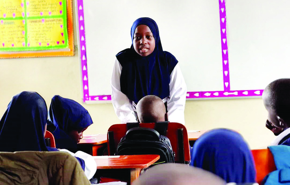 During a speaking session