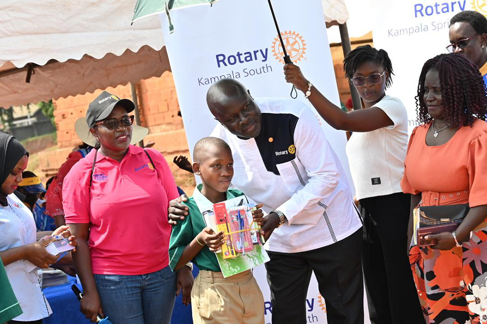 On July 25, 2026, Rotary clubs and partners brought a package of interventions to the school targeting some of the challenges affecting learners. (Courtesy photo)