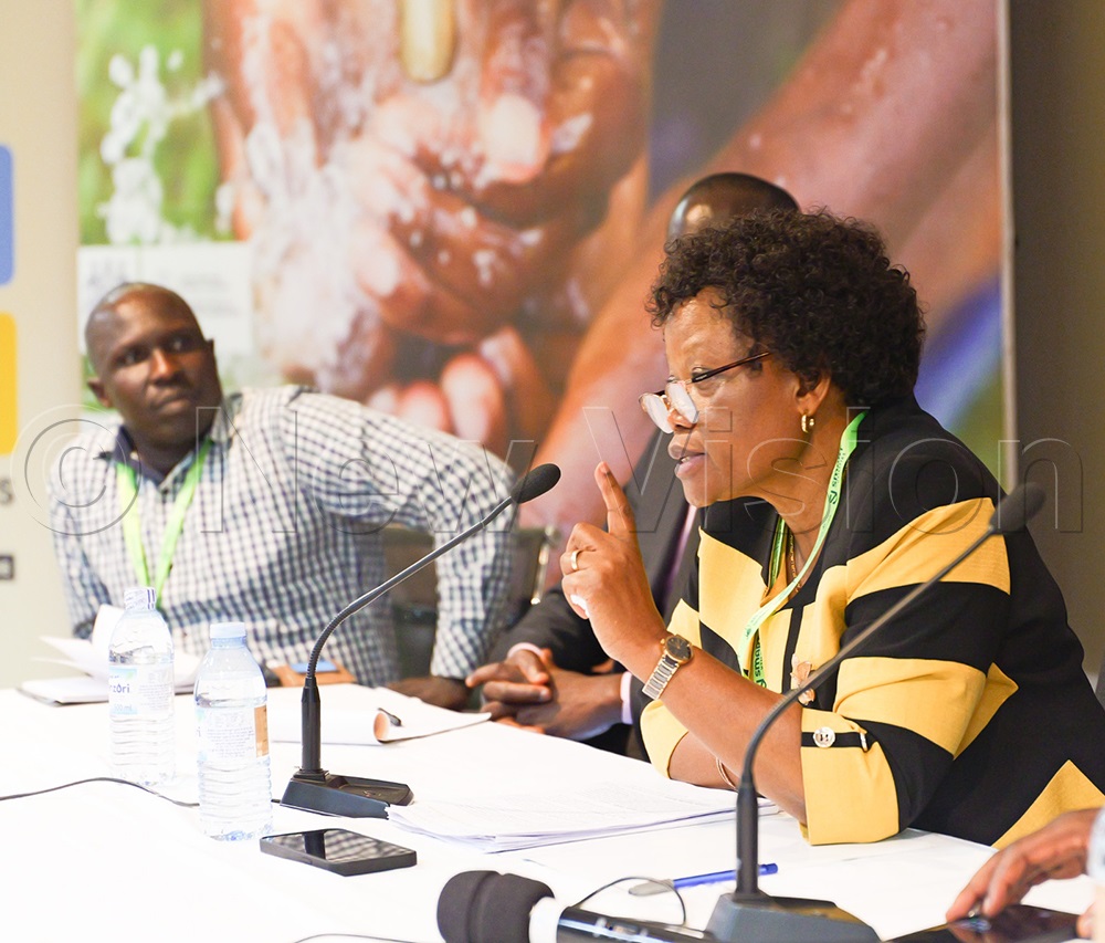Commissioner Margret Mwebesa from the Climate Change Unit in the Ministry of Water and Environment. (Credit: Maria Wamala)