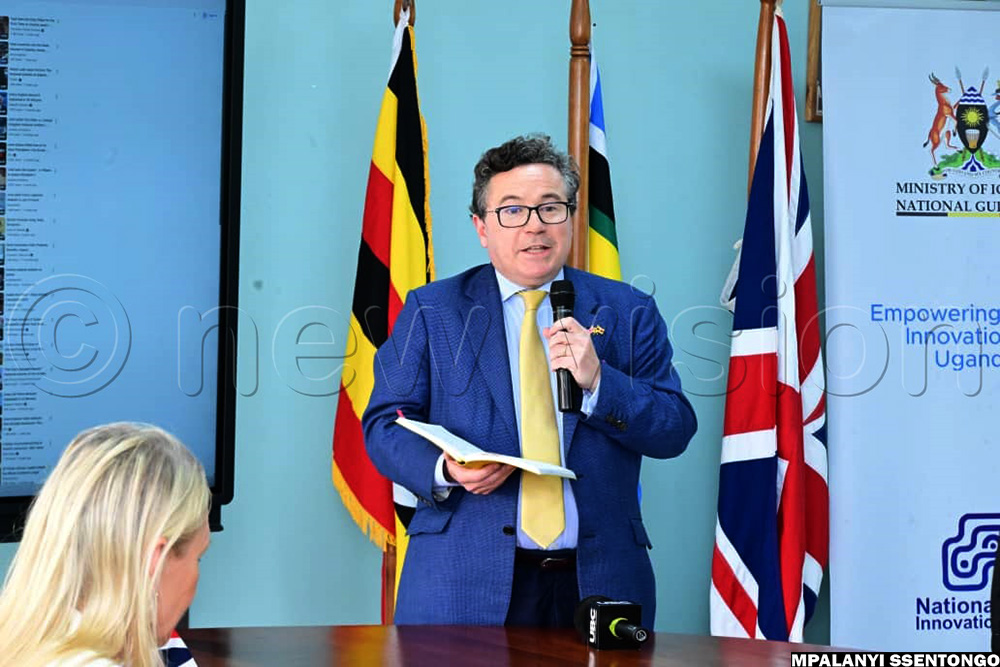 Hefin Rees, the chairperson of Spotlight on Africa, said the move is timely as the world adapts to rapid advances in artificial intelligence (AI). (Photo by Mpalanyi Ssentongo)