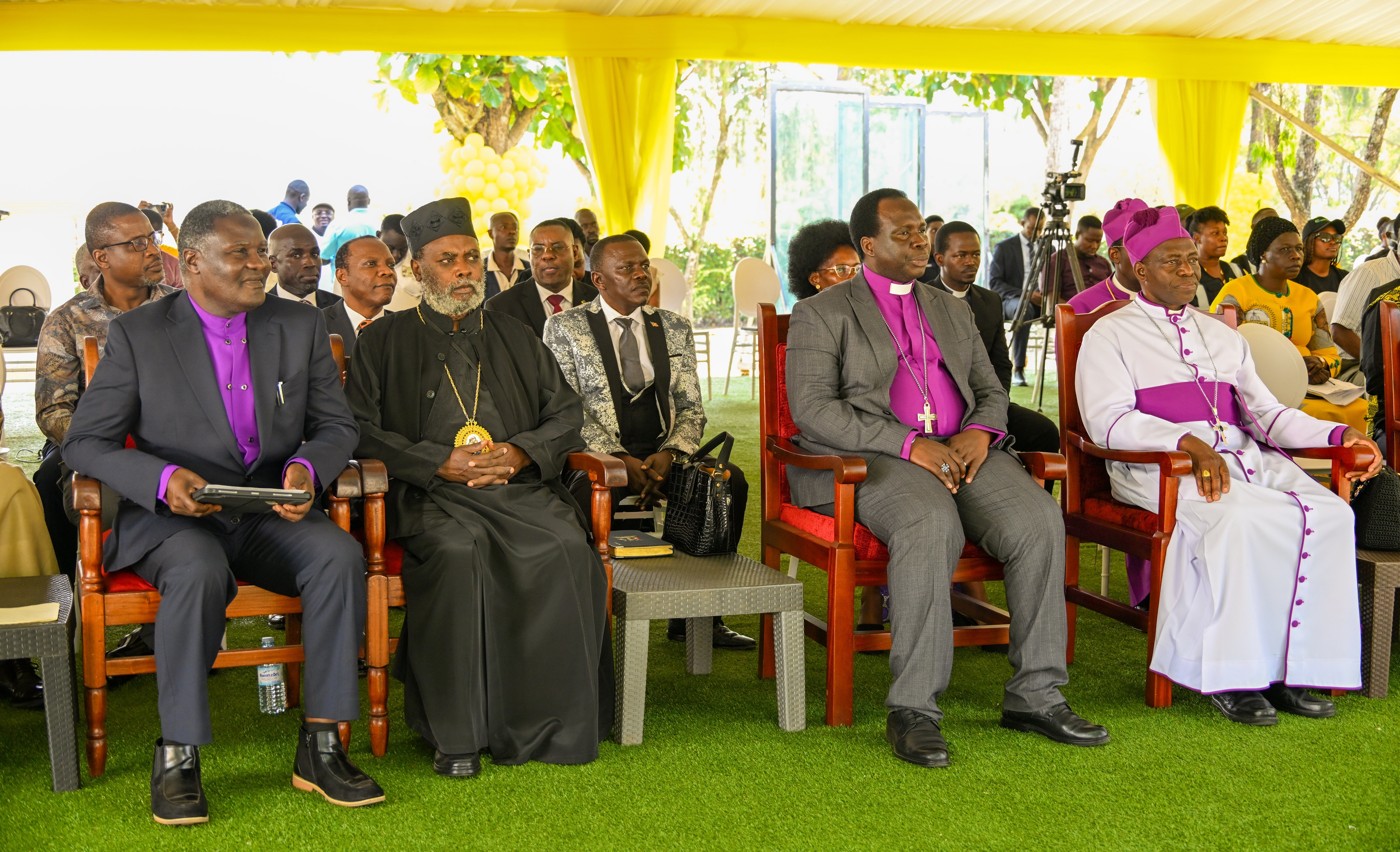 Bamwe ahabanyadiini abahikire ahamukoro gw'okujaguza obusinguzi bwa President Museveni omuri Rwakitura...(PPU Photo)