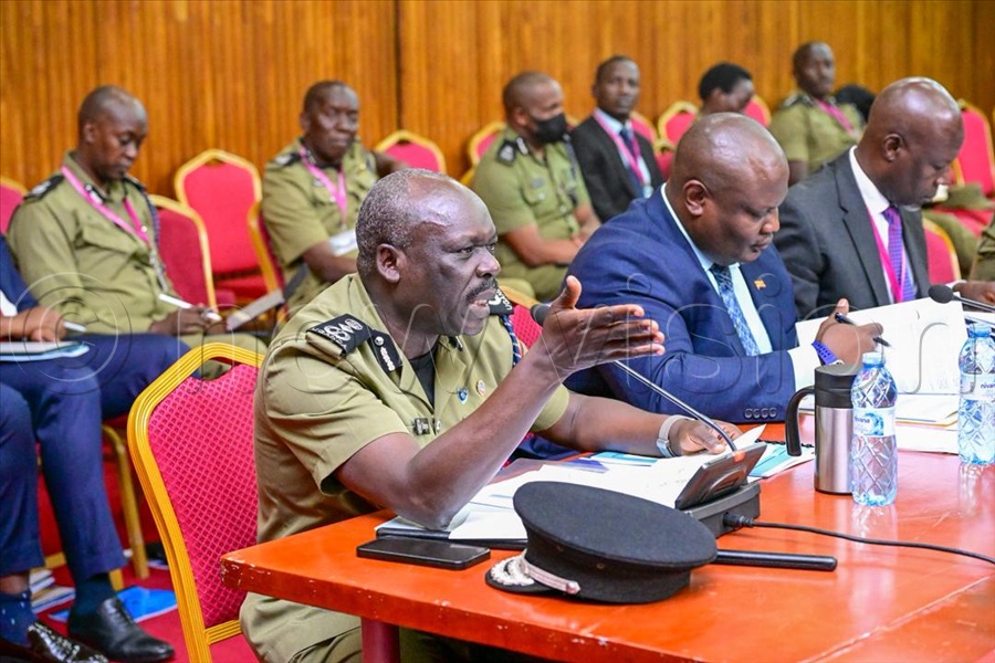 Ocaya said 3,724 of the suspects had already been arraigned before courts of law as police intensify operations to tackle crime in different parts of the country. (All photos by Miriam Namutebi)