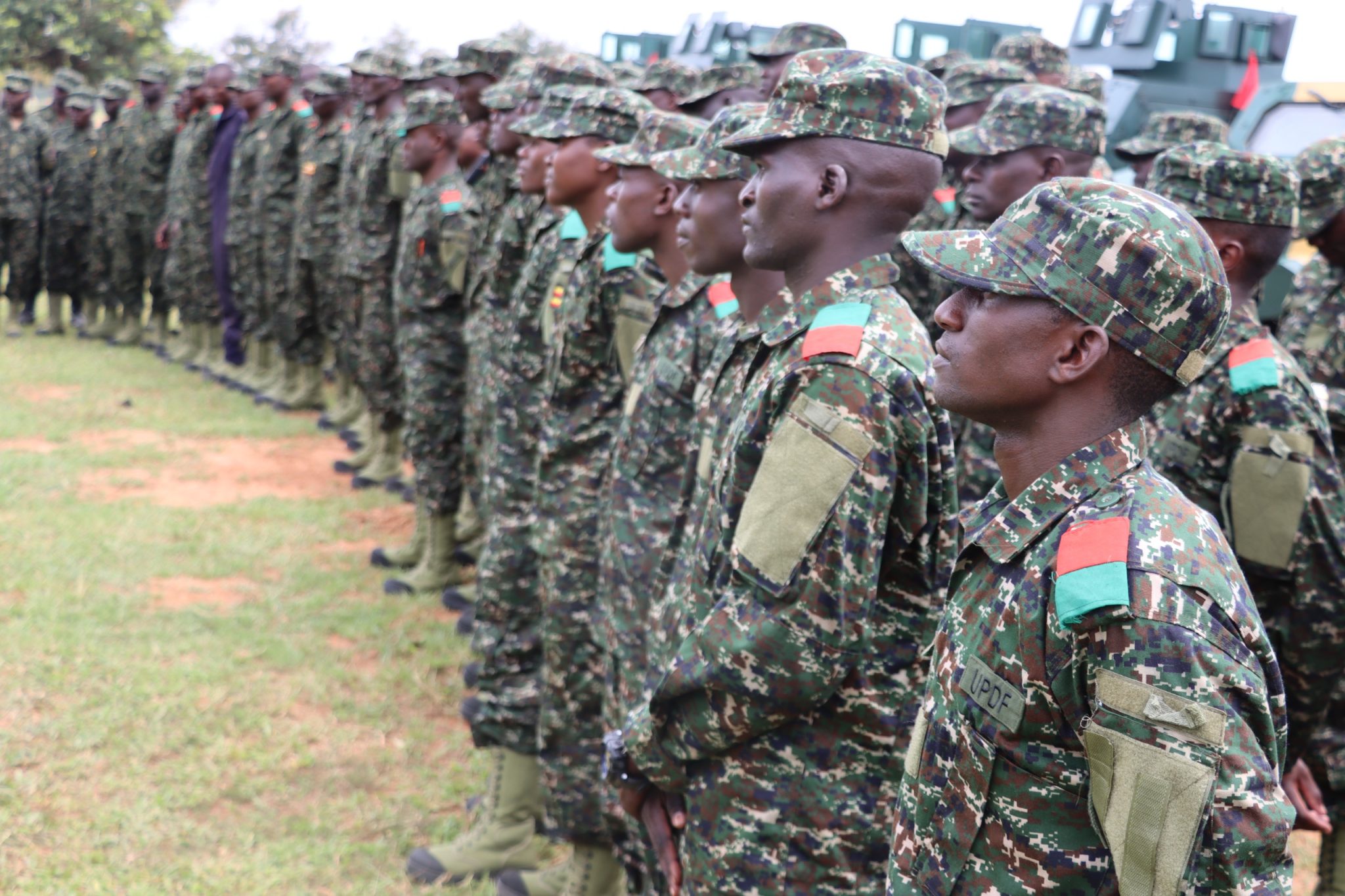 UPDF's first intake of Armoured Combat Vehicle Drivers pass out on August 22nd at the Division headquarters in Nakasongola. (UPDF Photos)
