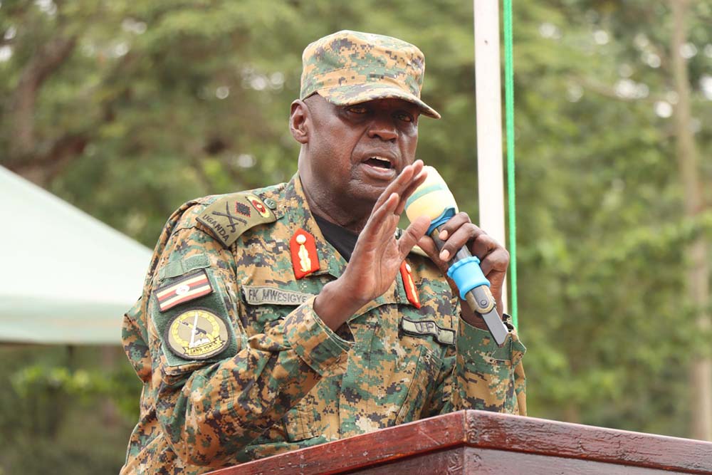 Mwesigye urged them to maintain discipline, teamwork and professionalism while in the mission area.