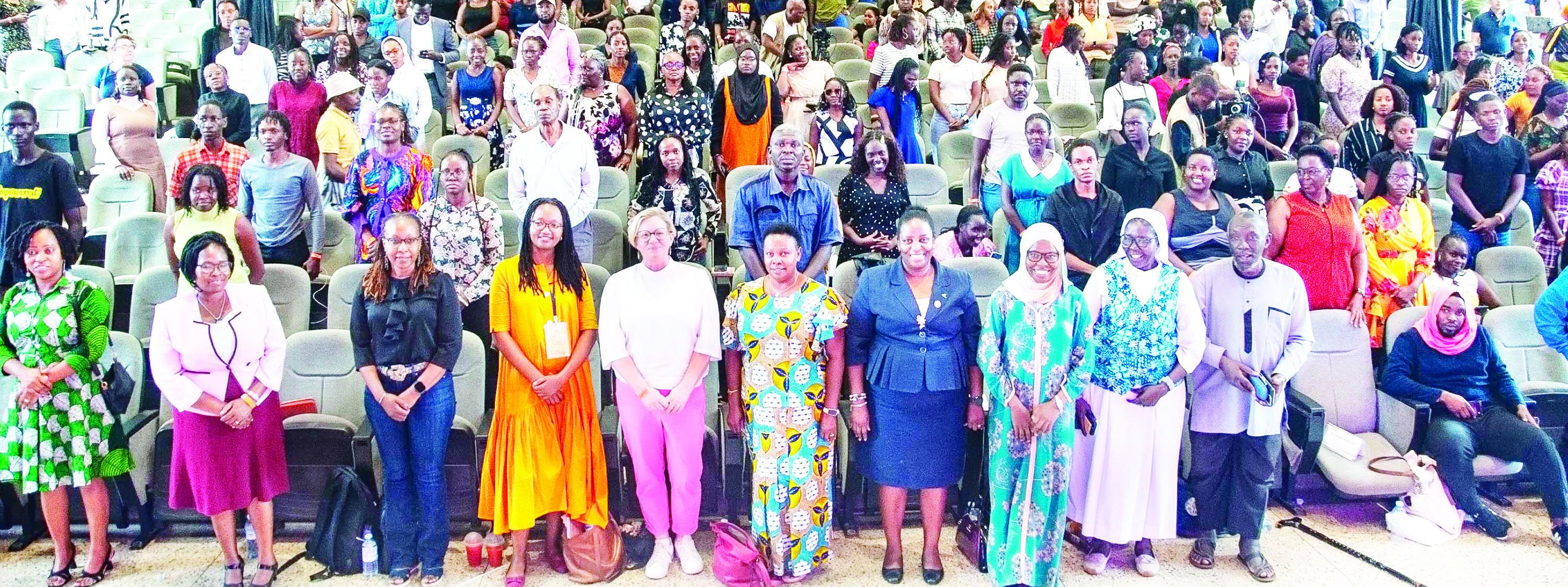Participants at the 2025 Kampala Writes Literature Festival held on August 15-17 at the Yusuf Lule Auditorium, Makerere University. (Credit: Kalungi Kabuye)