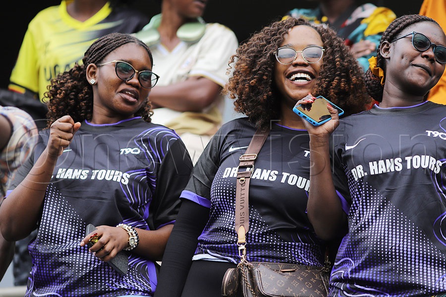 MUBS fans chering their team at Hamz Stadium