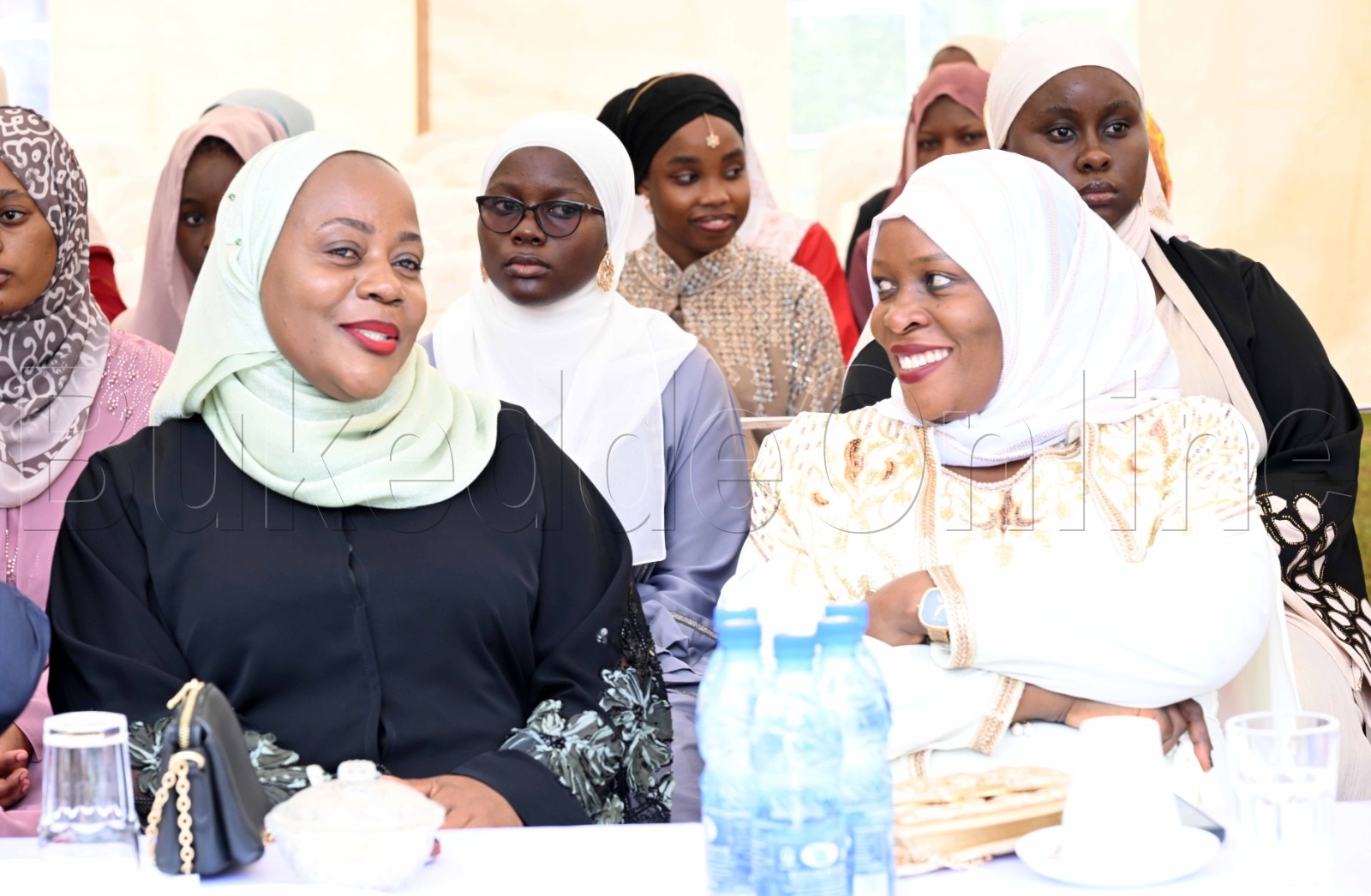 Omubaka wa Makinndye west Zahara Luyirika ne munne mu kusaala Eid e Kibuli