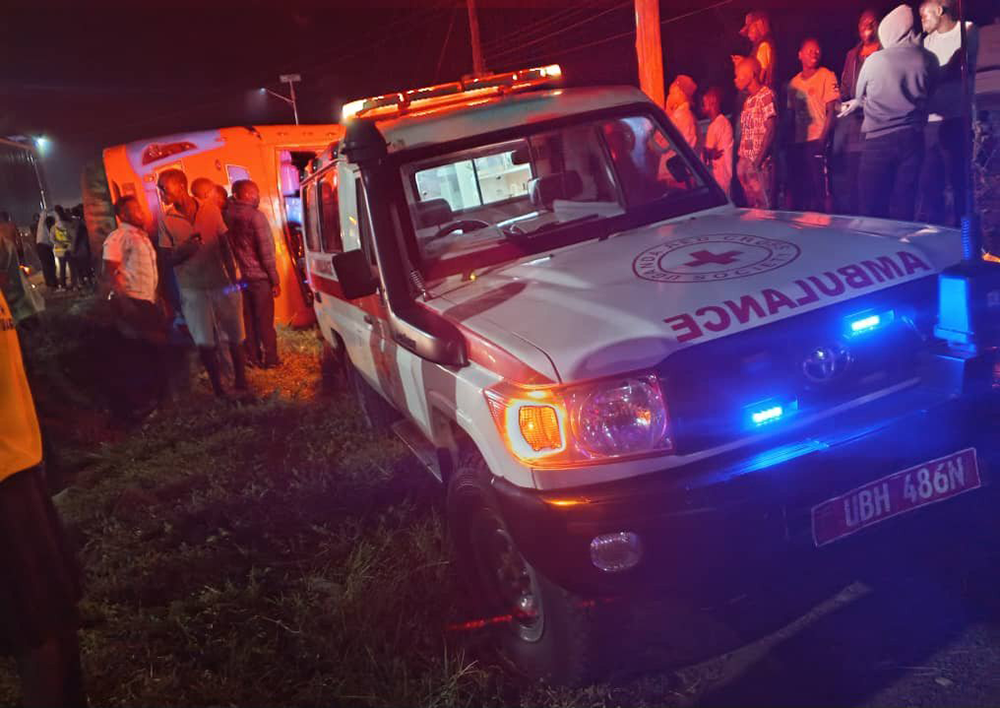 The Uganda Red Cross Society said its emergency response team coordinated with health workers and police officers to provide first aid, evacuate casualties, and secure the scene. (Courtesy photo)