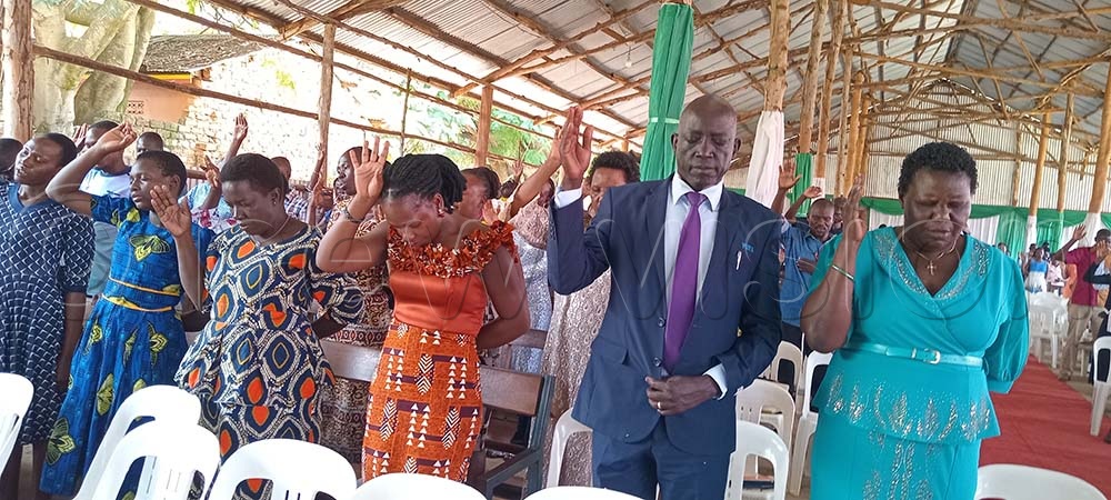 Bishop Odongo urged believers to use the Easter season as a time of spiritual renewal, encouraging them to allow Jesus Christ into their lives to transform their actions and choices. (Credit: Juliet Akello)