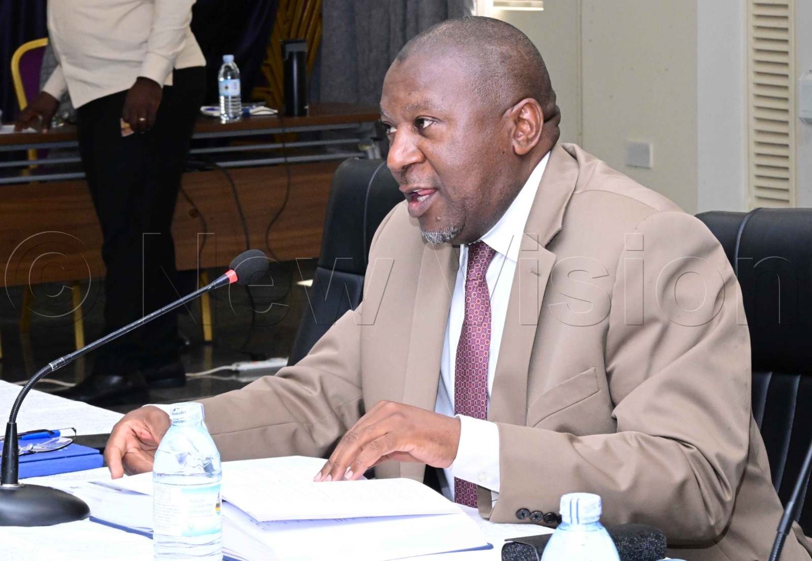 Hon. Justice Musa Ssekaana, Justice of the Court of Appeal, among the facilitators. (Credit: Mpalanyi Ssentongo)