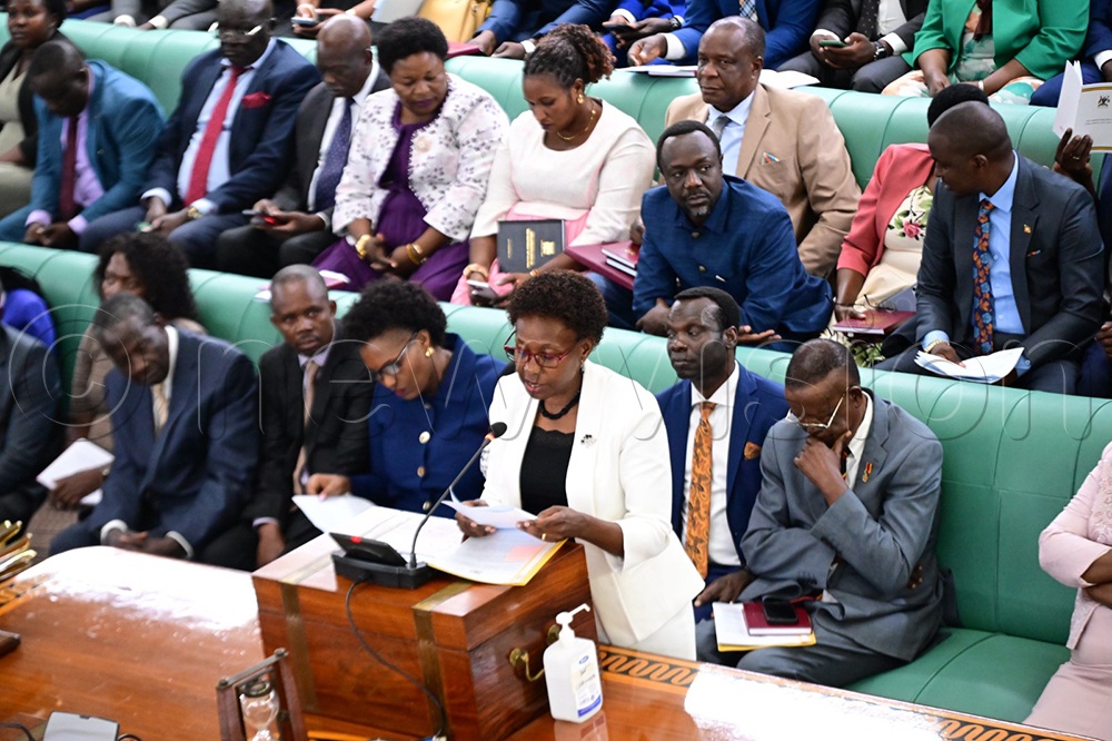 Aceng told Parliament that Nabbanja is a Ugandan citizen by birth, born in 1969, and a registered voter in Kakumiro. She said Nabbanja completed Advanced Level education and is currently pursuing a PhD (doctorate) at Nkumba University. (Credit: Maria Wamala)
