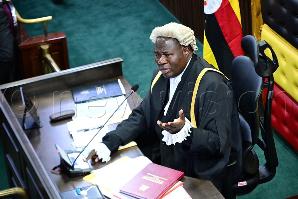 Speaker of Parliament Jacob Oboth-Oboth. (Credit: Maria Wamala)