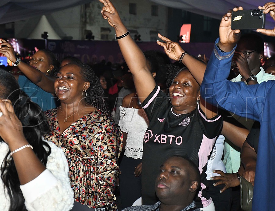 It was all excitment amongst the ladies when Joanita Kawalya stepped on stage. Photo by Ignatius Kamya