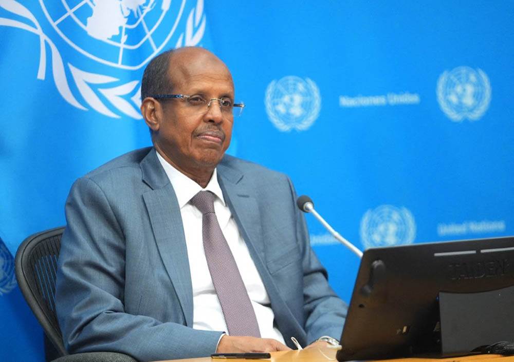 Chairperson of the African Union Commission, Mahmoud Ali Youssouf. (Credit: AFP)