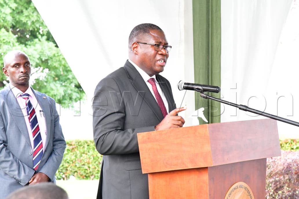 Outgoing minister Jacob Marksons Oboth. (Credit: Mpalanyi Ssentongo)
