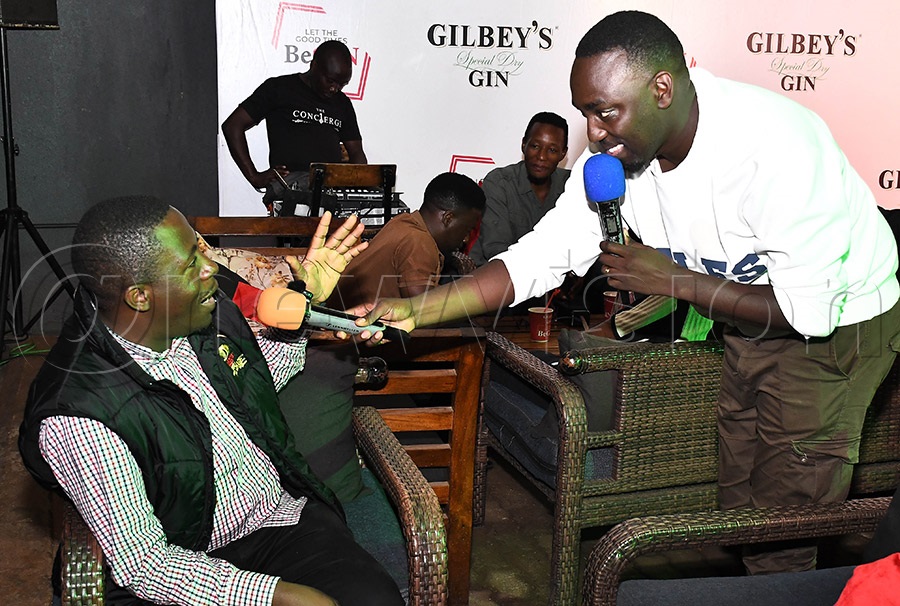 That moment when the moderator puts you on sport about a particular conversation you had with him off the microphone. Photo by Ignatius Kamya