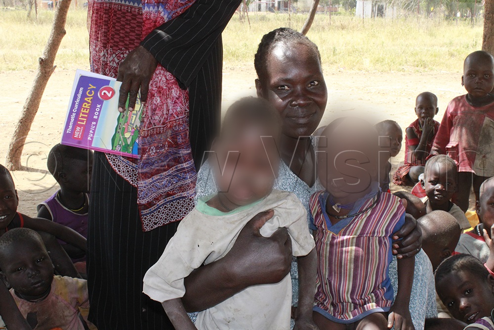 Teacher Gladys Achilla says the school continues to grapple with child malnutrition among its learners. (Credit: Ritah Mukasa)