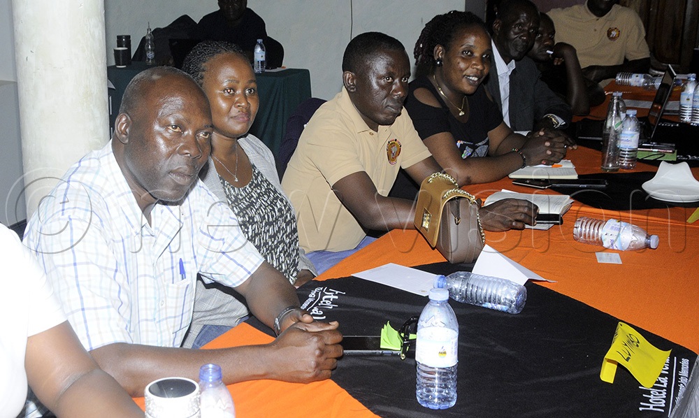 Some of the members tht attended the Central Organisation of Free Trade Union (COFTU) planning meeting. (Photo by Wilfred Sanya)