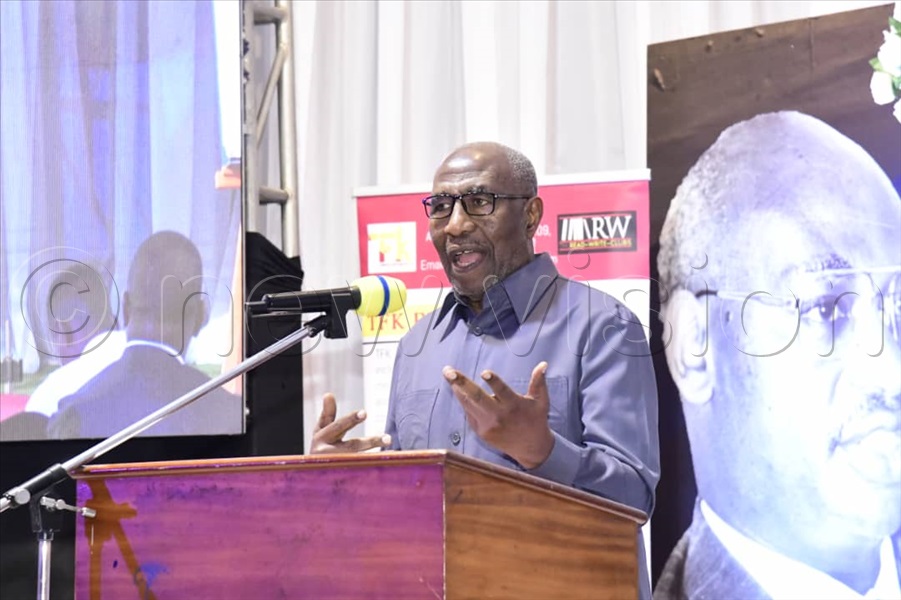 Former premier Dr. Ruhakana Rugunda remarks.